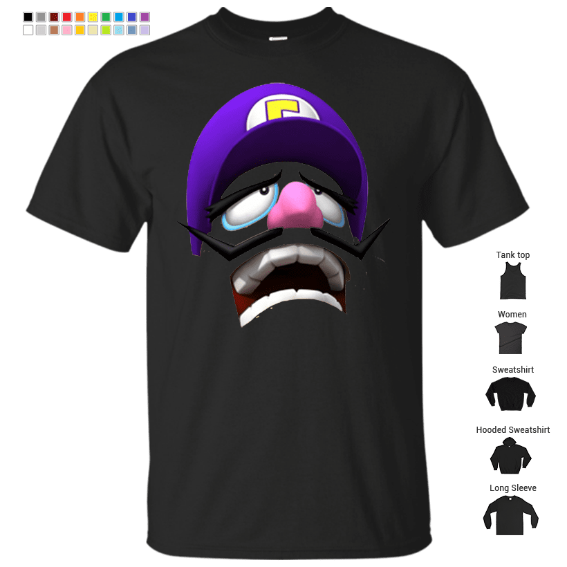 Waluigi Face T-Shirt